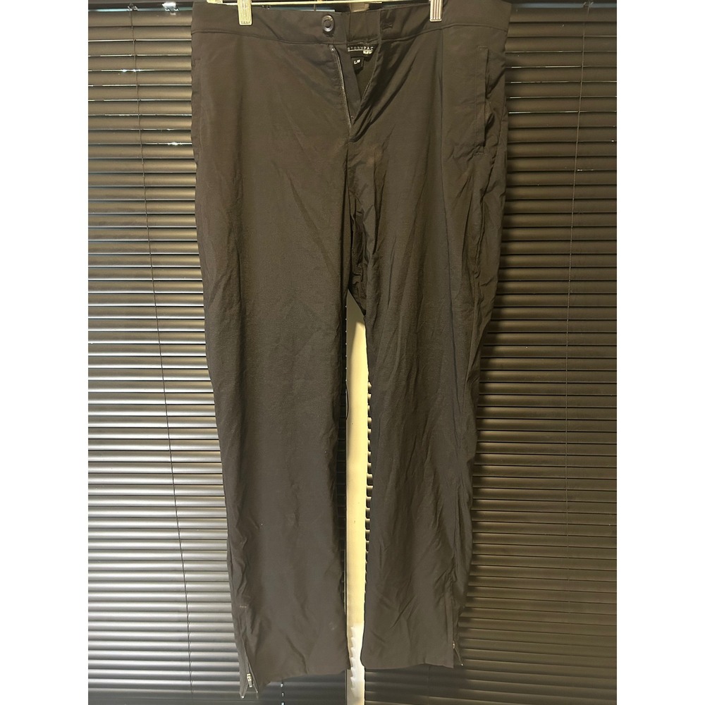 Sunice Stormpack Golf Pants Mens L Black Fleece Lined Water Rep. Active 3101022